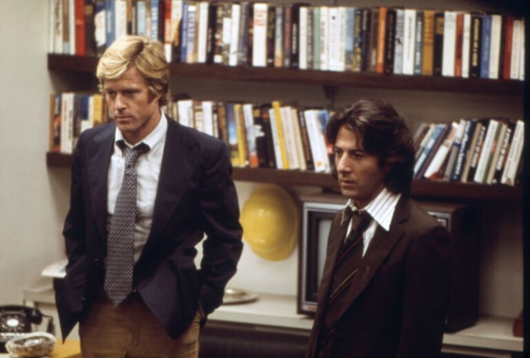 Robert Redford and Dustin Hoffman in “All the President’s Men” (Warner Bros./Sunset Boulevard/Corbis via Getty Images)