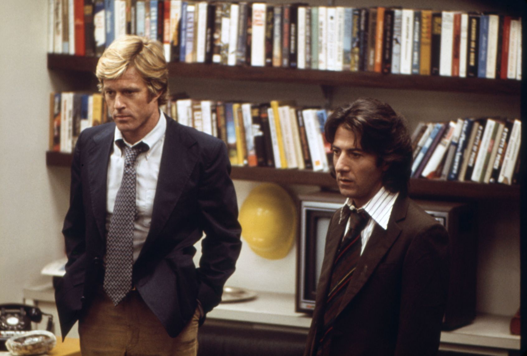 Robert Redford and Dustin Hoffman in “All the President’s Men” (Warner Bros./Sunset Boulevard/Corbis via Getty Images)