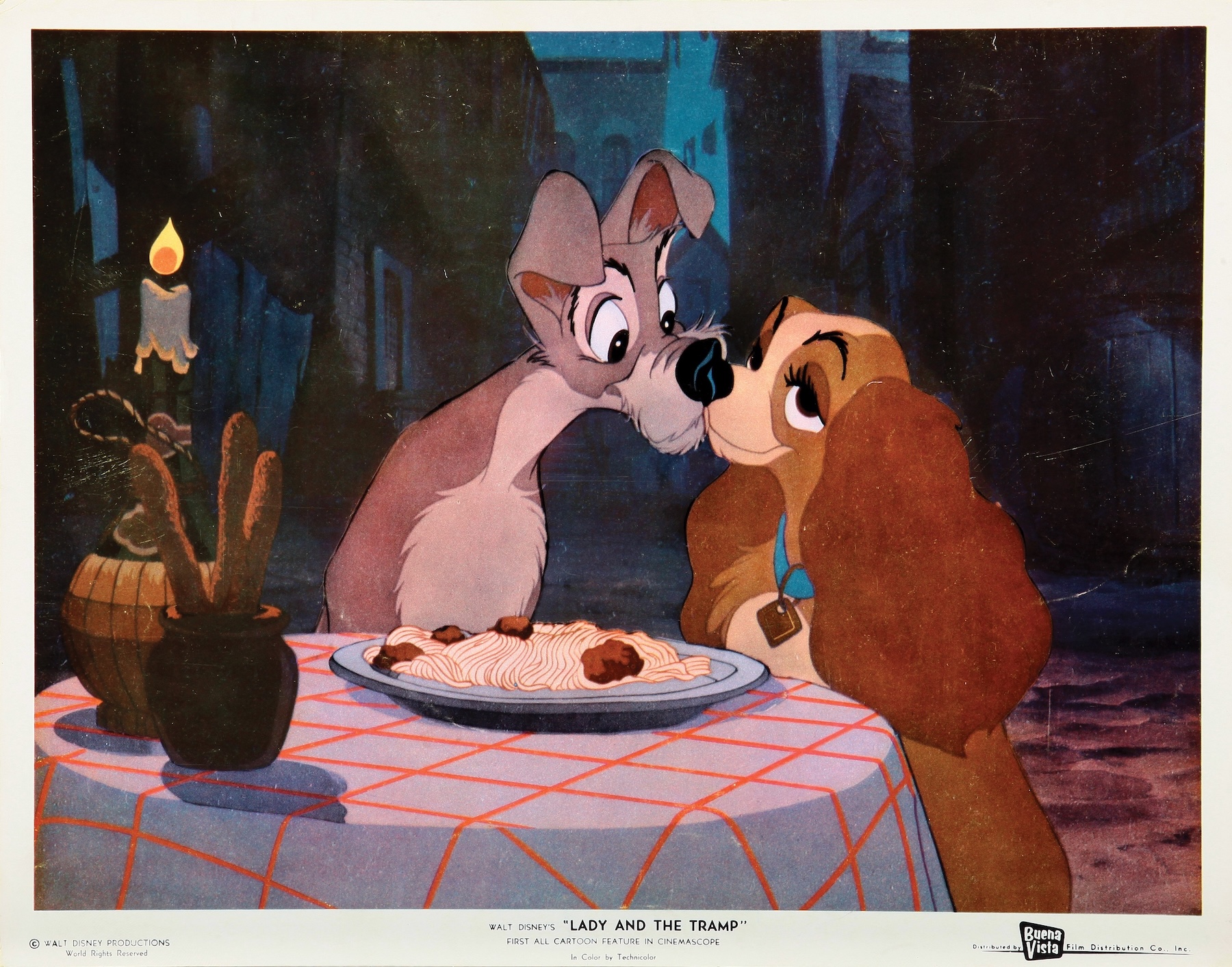 "Lady And The Tramp" lobbycard (LMPC via Getty Images)