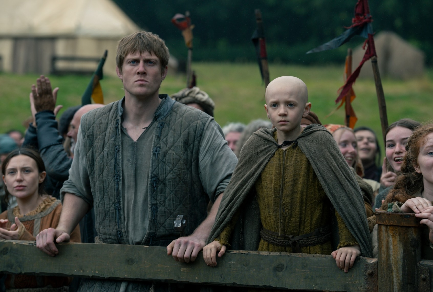 Peter Claffey and Dexter Sol Ansell in "A Knight of the Seven Kingdoms" (Steffan Hill/HBO)